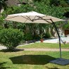 PARASOL DÉPORTÉ EN POLYESTER 3M MODÈLE SUMMER BEIGE PULLMAN