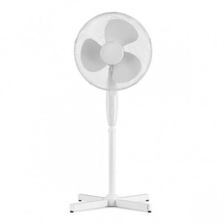 VENTILATEUR SUR PIEDS OSCILLANT 50W A 3 VITESSES PURE400 BLANC PULLMAN